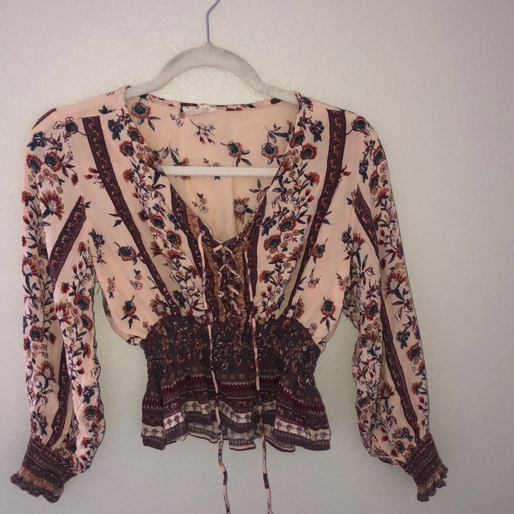 Crop top blouse